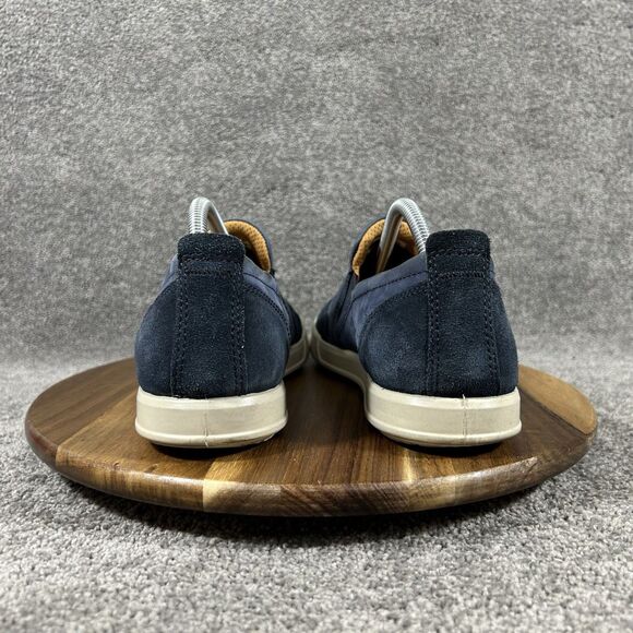 Ecco Collin 2.0 Mens Size 9 Blue Nubuck Perf Comfy Casual Loafers Slip On Shoes main image 13